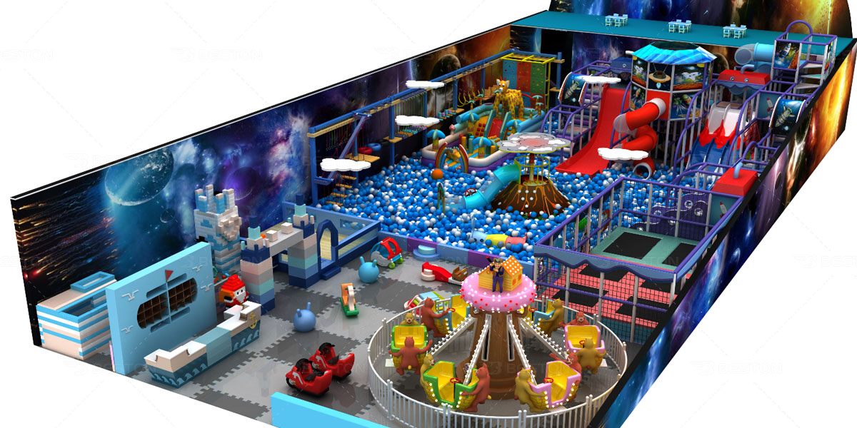 Space Themed Indoor Playground For Sale